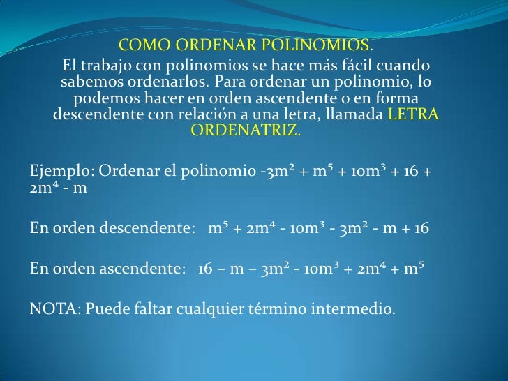 Conozcamos Y Utilicemos El Algebra