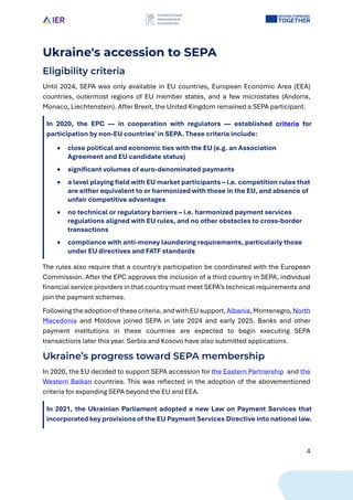 UKRAINE’S PATH TOWARD JOINING SEPA PAYMENT SCHEMES May 2025 | PDF