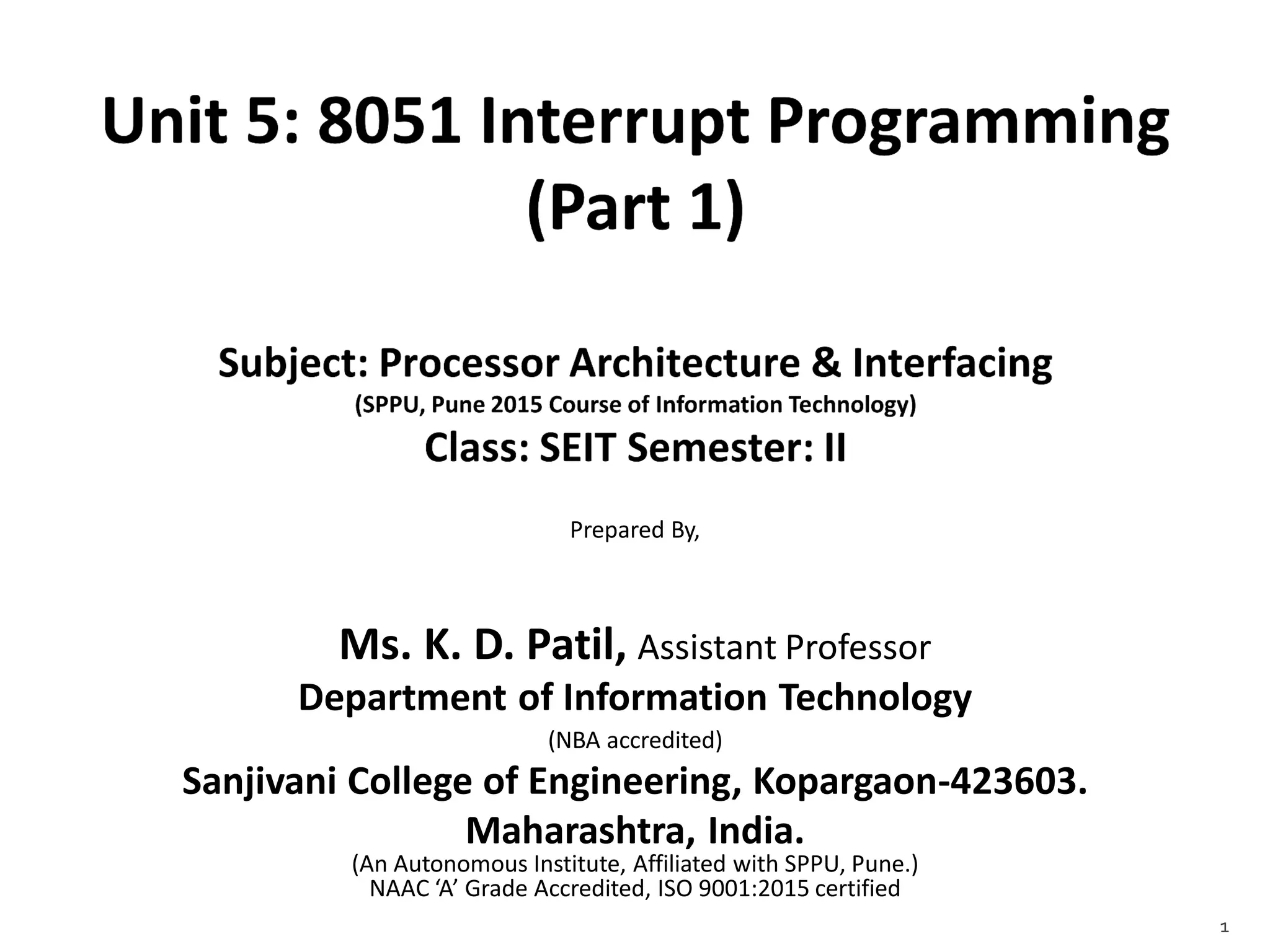 Unit 5_interrupt programming_Part 1 | PPT