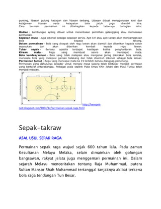 Sepak raga | DOCX