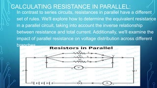 series paralle combination of cirucuits with diagram | PPTX
