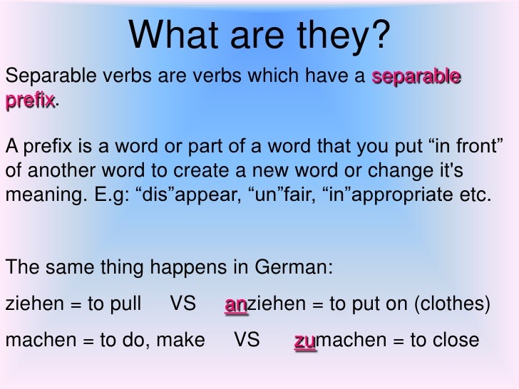 Is kennenlernen a separable verb