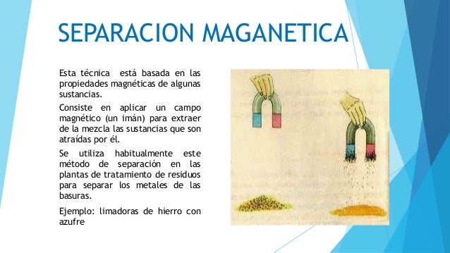 Separacion de mezclas
