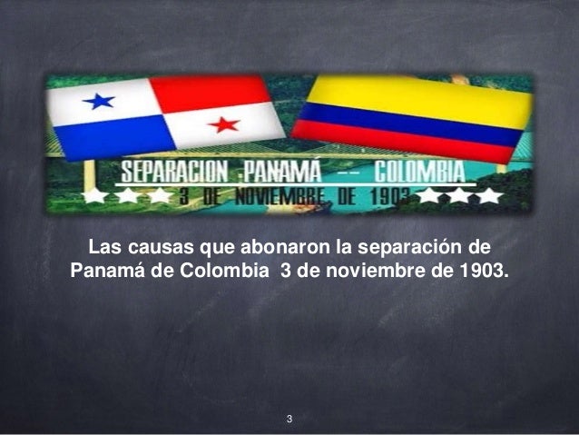 Separación de Panamá con Colombia
