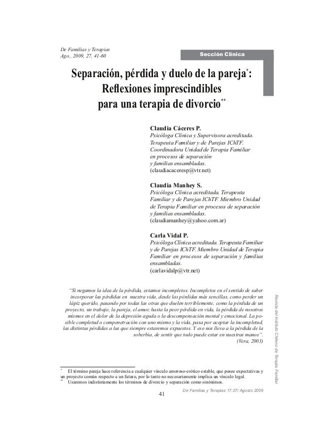 Separacion Perdida Ydueloenlapareja - 