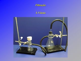 Filtração
À Vácuo
 