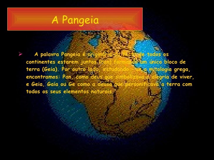 Separação dos continentes