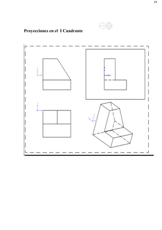 14
Proyecciones en el I Cuadrante
 