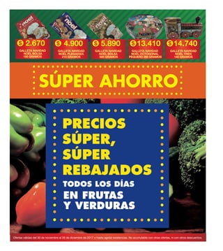 PROMOCIONES PARA DICIEMBRE