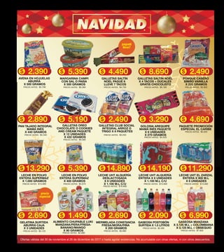 PROMOCIONES PARA DICIEMBRE
