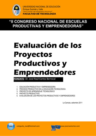 Separata evaluacion de proyectos productivos