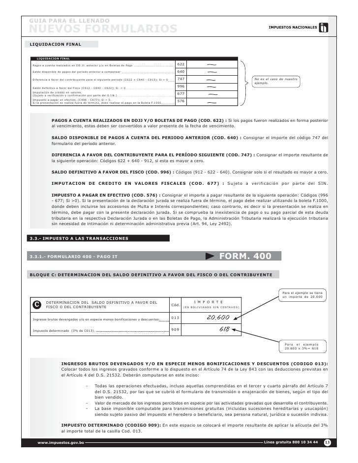 llenado de formularios