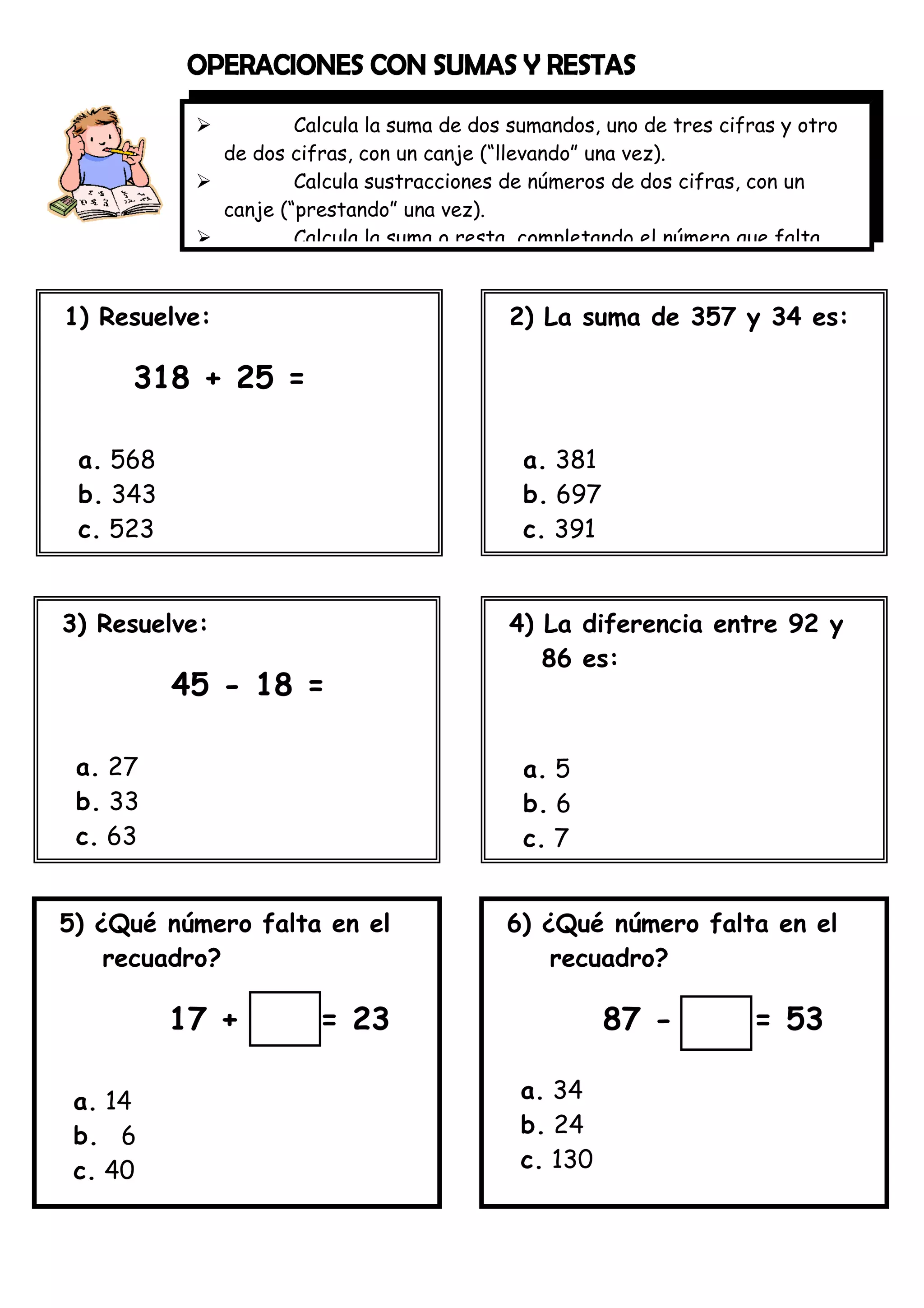 Cuadernillo De Ejercicios Matemticos 2 Grado Desafio Matematico