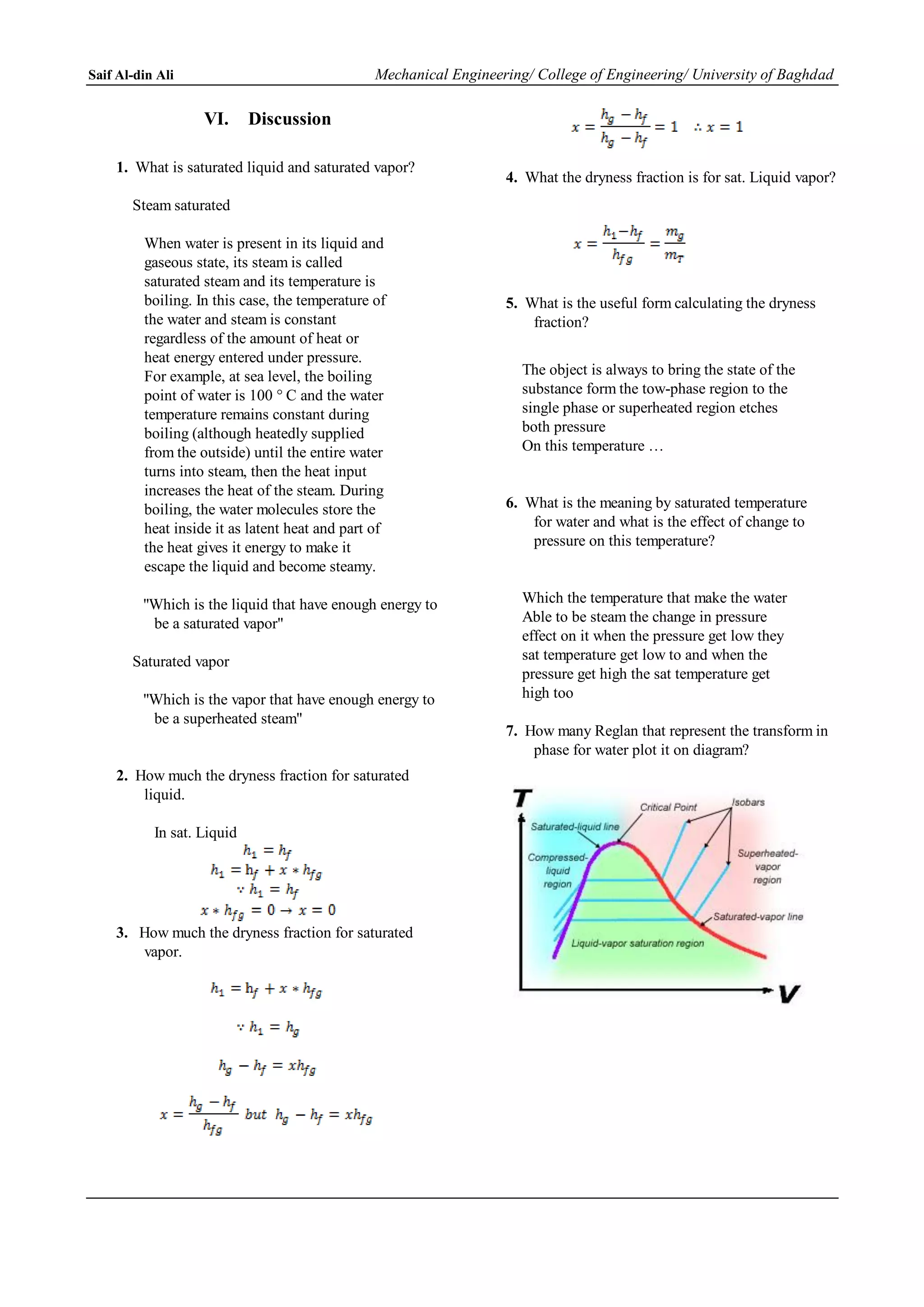 Separating and throttling calorimeter for steam | PDF