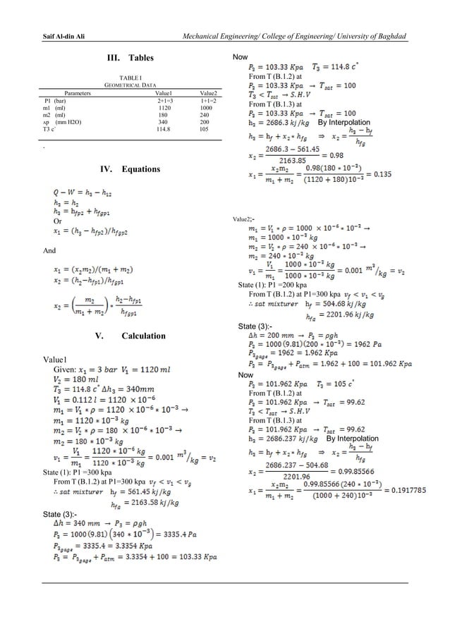 Separating and throttling calorimeter for steam