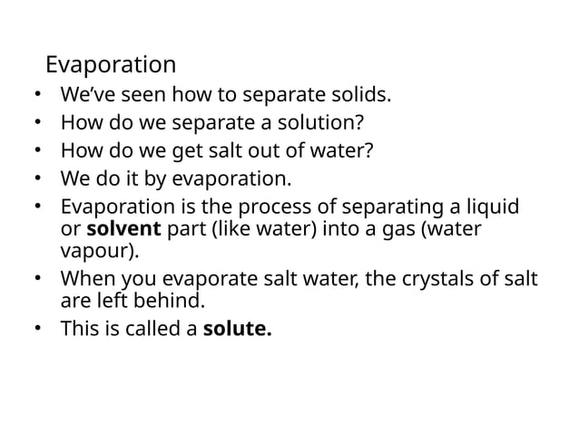 Separating Mixtures Year 7 Science ACARA | PPTX | Chemistry | Science