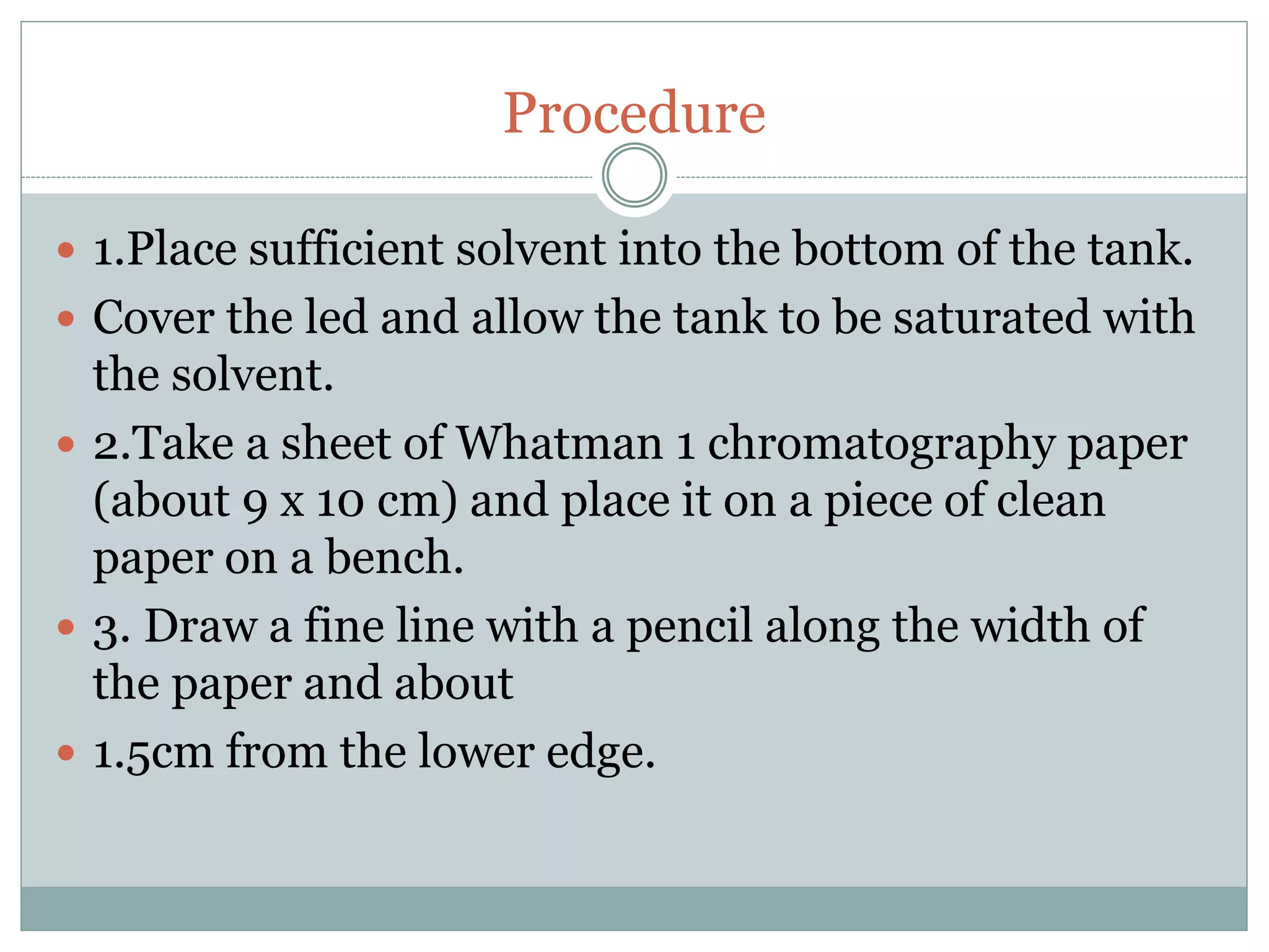 Separation ofsugarthroughpaperchromatography PPT