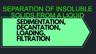 Separation of substances | PPTX