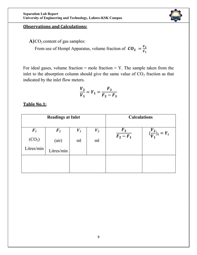 Armfield Gas Absorption Column Experiment
