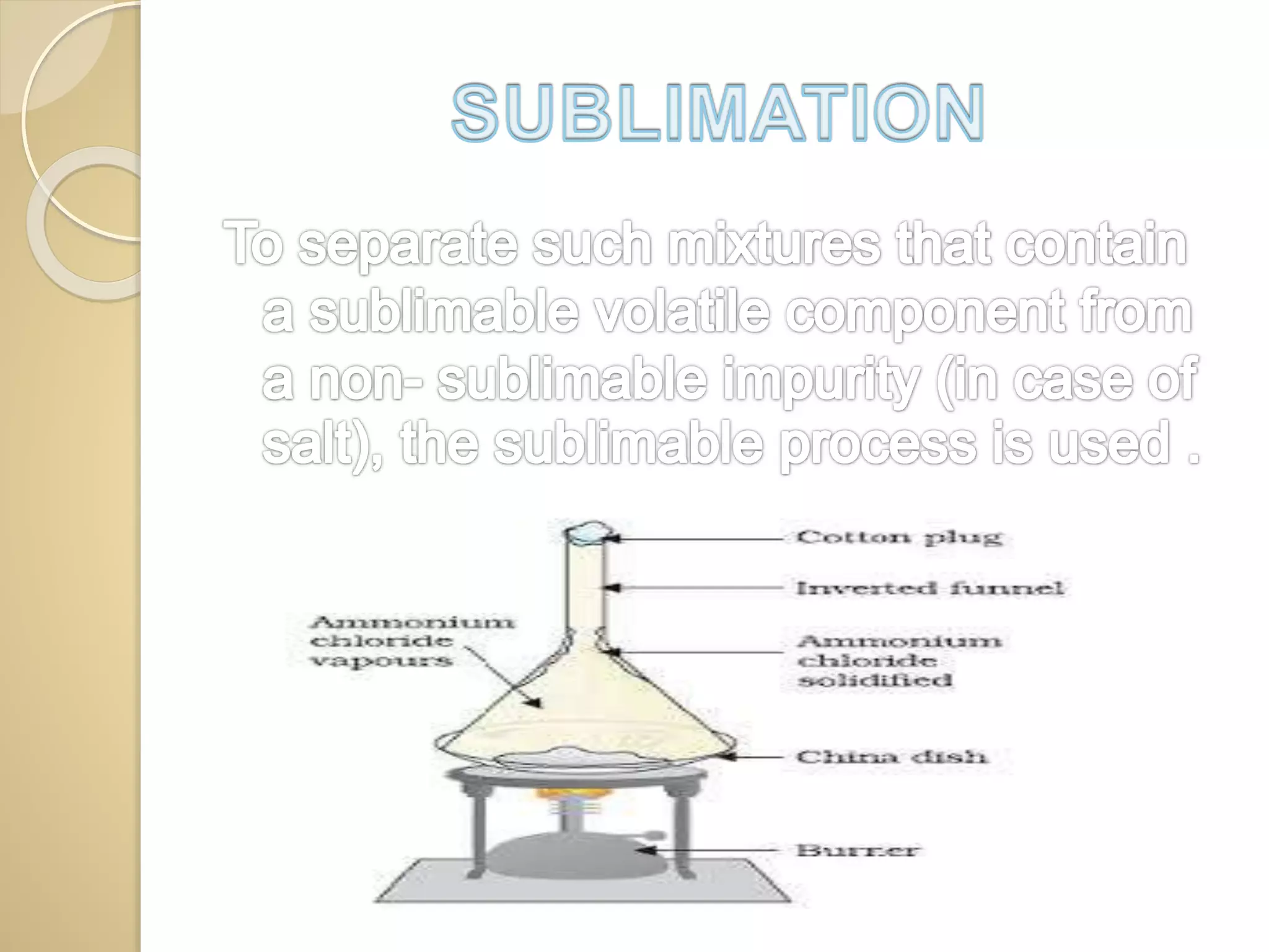 Separation of components of mixtures | PPTX