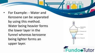 Separation of substances   class 9 - khushali thacker