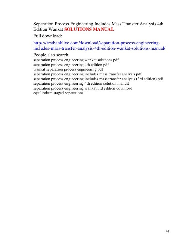 transport processes and separation process principles pdf