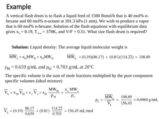 Flash Calculation Comprehensive Design and Calculation Methods for Separation Systems in ...