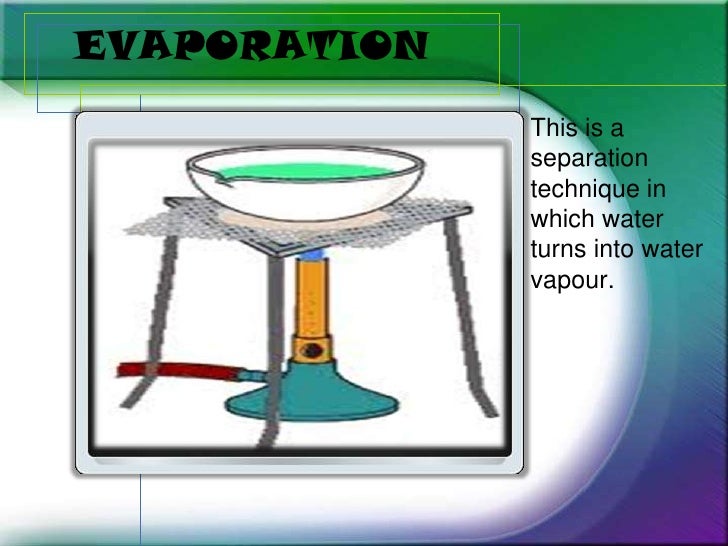 Separation techniques