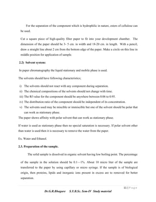 Separation techniques in analytical chemistry | PDF