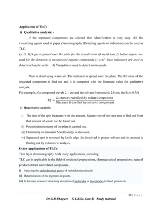 Separation techniques in analytical chemistry | PDF