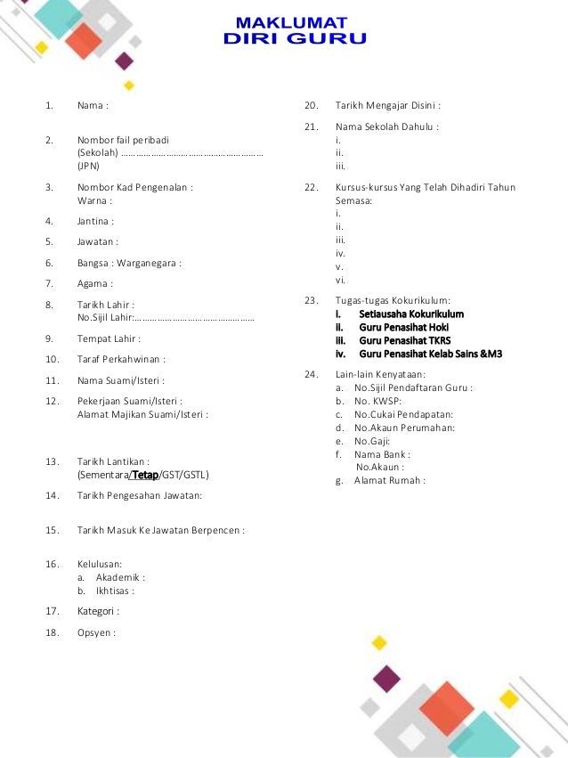 Surat Pekeliling Penghantaran Buku Rekod Mengajar