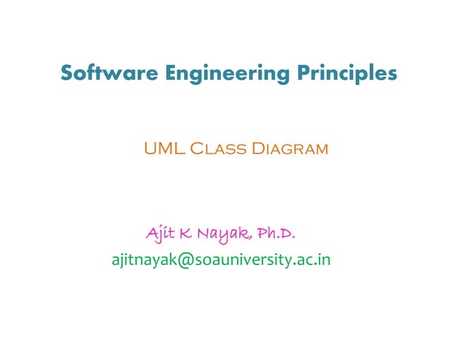 Software Engineering :UML class diagrams | PDF