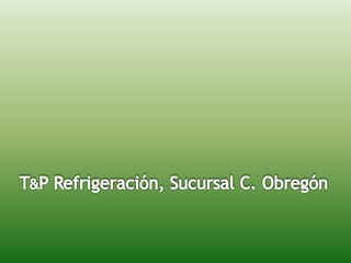 T&P Refrigeración, Sucursal C. Obregón 
