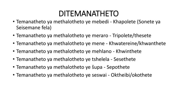 This is Sepedi HL P2 Notes for all Grade, From Grade 10 to matrix | PDF