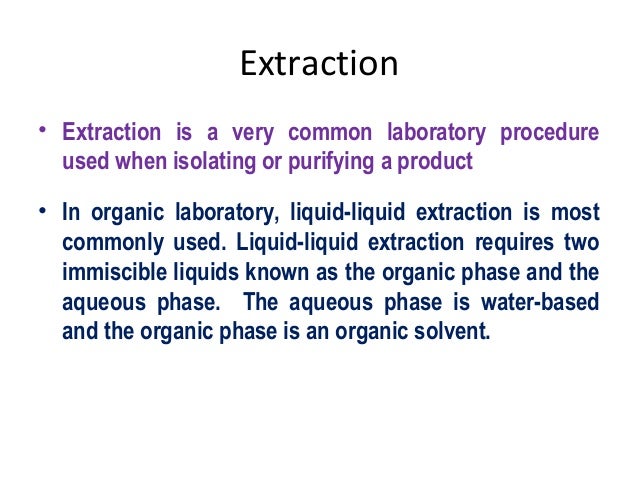 Benzoic Acid Extraction Flow Chart