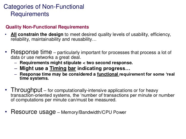 Architecture deals with functional requirements