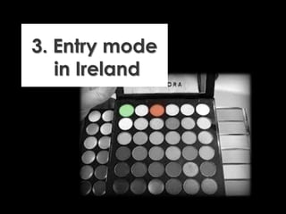 3. Entry mode
in Ireland
 