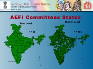 AEFI Committees Status
                                                                                                                                                                                                                                                                                                   District Level
                        State Level
                                                                                                                                                 #                                                                              #
                                                                                                                                 #                       # #
                                                                                                                                                        #

          JAMMU & KAS HMIR                                                                                                                           # # #
                                                                                                                                                       #
                                                                                                                                                         #
                                                                                                                                                          #


                                                                                                                                                                                                       #
                                                                                                                                                                                 #                      #
                                                                                                                                                               #                                           #
                                                                                                                                                                         #                                                             #
                                                                                                                                                     #




                                          n = 35                                                                                                                                                                                                                                                                                                                                                           n = 494
          HIMACHAL PRADESH                                                                                                                       #
                                                                                                                                                           #
                                                                                                                                                                                 #             #
                                                                                                                                                                                                       #
                                                                                                                                                                                                                                       #
                                                                                                                                                                                 #            #                                                             #
                                                                                                                                                                             #                 #           #
           PUNJAB                                                                                                                                              #             #                                          #
                                                                                                                                                 #                                    #               #                                                                #
                                                                                                                                                                                                      #                                                    #
                                                                                                                                                  #                  #                     #                                        #                                                      #
                                                                                                                                                           #                     #                    # #
                                                                                                                                                                                                        #                                       # #
                                                                                                                                 #
                    UTTARANCHAL                                                                                              #            #           #
                                                                                                                                                               #             #
                                                                                                                                                                                     #
                                                                                                                                                                                           #
                                                                                                                                                                                                           ##
                                                                                                                                                                                                                       #
                                                                                                                                                                                                                               #                                           #
                                                                                                                                                                                                                                                                           #
                                                                                                                                                                                                                                                        #                              #
                                                                                                                                                                                  #                      ##
                                                                                                                                                                                                          #                                                                #
                                                                                                                                                                                                                                           #
                                                                                                                                                                   #                                                    #
              HARYANA                                                                           #
                                                                                                                                                                    #
                                                                                                                                                                     #
                                                                                                                                                                                         #
                                                                                                                                                                                          #
                                                                                                                                                                                          #
                                                                                                                                                                                                           #
                                                                                                                                                                                                                                           # #
                                                                                                                                                                                                                                                               #

                                                                                                                                                                                                                                                                #
                                                                                                                                                                                                                                                                           #
                                                                                                                                                                                                                                                                                                   #                                                                                                                                                                                                          #
                                                                                                                                                                                                                                                                                                                                                                                                                                                                                                                      #
                                                                                                                                                                                         #                    # #                  #                                                                                                                                                                                                                                                                                      #
                                                                                                                                                                                                                                           #                               #                                                                                                                                                                                                                      #                        #
                                                            ARUNACHAL PR.
                                                                            #                                                                                                                         #
                                                                                                                                                                                                                                           ##                                                              # #                                                                                                               #                                                                                #
                                                                                                                                                               #                                                       #                                                       #                                                   #                                                                                                                           #                                                  #
                                                                                                                                                                                                                #                                                      #                           #                                                                                                                          #                                                                                           #
                                                 SIKKIM                                                                              #
                                                                                                                                                                                          #
                                                                                                                                                                                                                                                #                                              # #
                                                                                                                                                                                                                                                                                                                                                           #                                                                 #    #
                                                                                                                                                                                                                                                                                                                                                                                                                                                                        #

                                                                                                                                                                                                                                                                                                                                                                                                                                                                            #
                                                                                                                                                                                                                                                                                                                                                                                                                                                                                        #
                                                                                                                                                                                                                                                                                                                                                                                                                                                                                             #     #
                                                                                                                                                                                                                                                                                                                                                                                                                                                                                                  # # #
                                                                                                                                                                         #                                                                                                                                             #                   #                                   #                                                          #
                                                                                                                                                                                                                                                               #                                                       #
                                                                                                                                                                                                              #                                                                                                                                                    ## #                                                                                                                       #
    RAJASTHAN           UTTAR PRADE SH                  ASSAM                               #                                                              #
                                                                                                                                                                    #
                                                                                                                                                                                                 #

                                                                                                                                                                                                                        # #
                                                                                                                                                                                                                           #
                                                                                                                                                                                                                                                       #               #
                                                                                                                                                                                                                                                                                       # #
                                                                                                                                                                                                                                                                                                           #
                                                                                                                                                                                                                                                                                                                                               #

                                                                                                                                                                                                                                                                                                                                               #
                                                                                                                                                                                                                                                                                                                                                   #
                                                                                                                                                                                                                                                                                                                                                                     #
                                                                                                                                                                                                                                                                                                                                                                                   # # #
                                                                                                                                                                                                                                                                                                                                                                                    #
                                                                                                                                                                                                                                                                                                                                                                                                               #
                                                                                                                                                                                                                                                                                                                                                                                                                   #
                                                                                                                                                                                                                                                                                                                                                                                                                    #                 #       #
                                                                                                                                                                                                                                                                                                                                                                                                                                               #
                                                                                                                                                                                                                                                                                                                                                                                                                                                   #
                                                                                                                                                                                                                                                                                                                                                                                                                                                       #
                                                                                                                                                                                                                                                                                                                                                                                                                                                               ##
                                                                                                                                                                                                                                                                                                                                                                                                                                                                    #
                                                                                                                                                                                                                                                                                                                                                                                                                                                                        #
                                                                                                                                                                                                                                                                                                                                                                                                                                                                                             ##
                                                                                                                                                                                                                                                                                                                                                                                                                                                                                                  #

                                                                                                                                                                                                                                                                                                                                                                                                                                                                                                          #
                                                                                                                                                                                                                                                                                               #                                                                                                                     #
                                                               NAG ALAND            #
                                                                                                                         #
                                                                                                                                                      #
                                                                                                                                                                                                                                           #
                                                                                                                                                                                                                                                                                                               #
                                                                                                                                                                                                                                                                                                                #                  #
                                                                                                                                                                                                                                                                                                                                                   #                   #
                                                                                                                                                                                                                                                                                                                                                                               #
                                                                                                                                                                                                                                                                                                                                                                                   #
                                                                                                                                                                                                                                                                                                                                                                                           #   #       #
                                                                                                                                                                                                                                                                                                                                                                                                                         #                                                      #
                                                                                                                                                                                                                                                                                                                                                                                                                                                                                            # #
                                                                                                                                                                                                                                                                                                                                                                                                                                                                                                  #
                                                                                                                                                                                                                                                                                                                                                                                                                                                                                                      #

                                         BIHAR
                                                                                                                                                                                                          #
                                                    MEG HALAYA
                                                                                                                                                                                                                                                                       #                                                                                   #                              # # #
                                                                                                                                                                             #                                             #                                                               #                                                                                          #
                                                                                                #                            #                                                                                                                                 #                                                                   # #                     #
                                                                                                                                                                                                                                                                                                                                                                       #                #
                                                                                                         #                                                                                                                                          #                                                                          #                            #          #       #    # # ##      #                   #
                                                                                                                                                                                                                                                                           #                                           #                           #                                  #                                                                                 #
                                                             MANIPUR                                                 #                                                       #                                                                                                                                                                                                  # #
                                                                                                                                             #                                                                                                                                                                                                                                              #
                                                                                                                                                                         #                        #                                                                                #                               #                                   #                          #
                                                                                                                                                                                                                                                    #                                                                                                          #              #             #                                                                        #
                                                                                        #                                                                                                                                   #                                                                  #                                                                                        #     #                                                        #            # #
                                                                                                                                                                                                                                                                                                                                                                                              #                                                                #
                                                       TRIPURA                                           #                           #
                                                                                                                                          #
                                                                                                                                                                                                           #                               #
                                                                                                                                                                                                                                                                       #                           #
                                                                                                                                                                                                                                                                                                                                                                            #                                                                                          # #
                                                                                                                                                                                                                                                                                                                                                                                                                                                                       #

                                     JHARKHAND                                          #
                                                                                                #                                                                                                             #                                                                                                        #           #       #                                         #
                                                                                                                                                                                                                                                                                                                                                                                          #
                                                                                                                                                                                                                                                                                                                                                                                                                                                           #                        #
GUJARAT        MADHYA PRADESH                             MIZORAM                                        #                       ##                                                                #                #
                                                                                                                                                                                                                           #
                                                                                                                                                                                                                                                                                                                                                                   #
                                                                                                                                                                                                                                                                                                                                                                           #
                                                                                                                                                                                                                                                                                                                                                                                                                                                                                #
                                           WEST BENGAL                                              #
                                                                                                     #

                                                                                                     #
                                                                                                             #                                   #
                                                                                                                                                                    #
                                                                                                                                                                                                     #                     #
                                                                                                                                                                                                                                                                       #
                                                                                                                                                                                                                                                                           #
                                                                                                                                                                                                                                                                                                                   #
                                                                                                                                                                                                                                                                                                                                   #
                                                                                                                                                                                                                                                                                                                                                       #
                                                                                                                                                                                                                                                                                                                                                                       #
                                                                                                                                                                                                                                                                                                                                                                                       #
                                                                                                                                                                                                                                                                                                                                                                                                                                                                            #
                                                                                                                                                                                                                                                                                                                                                                                                                                                                                #

                                                                                #       #                        #                                                                                                                                                                                                                                                                     #                   #
                                                                                                                             #                                  #                                                                                                                                                          #                           #
                                                                                #                                                                                                                  #                                                                                                                                   #                                                                                                                                    #
                                                                                        #                                                                                                                  #
                                                                                            #                                                                                                                                                                                  #
                                                                                                                                 #                                                                                         #                                                                                               #                                   #
                          CHHATTISGARH                                                                           #                                   #
                                                                                                                                                                                                                                                            #
                                                                                                                                                                                                                                                                       #
                                                                                                                                                                                                                                                                                   #
                                                                                                                                                                                                                                                                                                           #
                                                                                                                                                                                                                                                                                                                           #                                                                   #
                                                                                                                                                                                                                                                                                                                                                                                                       # #

                                                                                                                                                                                                                                                                                                                                                                                                       #
                                                                                                                                                                             #                                                                                                                                                                                                         #
                                    ORIS SA                                     #
                                                                                                         #
                                                                                                                                         #
                                                                                                                                                                                                           #
                                                                                                                                                                                                                                                                                           #
                                                                                                                                                                                                                                                                                                                                                           #

                                                                                                                                                                                                                                                                                                                                                                   #
                                                                                                                                                                                                                                                                                                                                                                               #
                                                                                                                                                                                                                                                                                                                                                                                                       #

 D&N HAVELI                                                                                                                                                                                #                                                                       #                                                       #                                                       #
                                                                                                                                                                                                                                                                                                                                           #                                                       #
                                                                                                                 #                                                                                 #                                   #
                                                                                                                                                                                                                                                                                               ##                                                  #

                                                                                                                                                                                 #

       MAHARASHTRA
                                                                                                                                                                                             #
                                                                                                         #                                                               #                                                         #
                                                                                                                                                                                                                                                                                   #                                                                                       #
                                                                                                                                                                                                                                                                                   #                                           #
                                                                                                         #                                       #                                                                  #                      #
                                                                                                                                                                                                                    #                                                                          #                                                       #
                                                                                                                                             #                                                #               BI A R
                                                                                                                                                                                                               D                                                                                                               #
                                                                                                                                                                                                                                                                                                       #
                                                                                                                                                                                                                                            #
                                                                                                                 #                                                                                                                                                     #
                                                                                                                                                 #                                                                                          #
                                                                                                                                                          #                          #             GULBA R A
                                                                                                                                                                                                          G         #                                                                                                  #

                    ANDHRA PRADESH
                                                                                                                                                                         BI APU R
                                                                                                                                                                          J
                                                                                                                                                                                                                                                           #                                                   #
                                                                                                                                                                                                          #                                                                                                                        #
                                                                                                                                                                                                                                                                                           #
                                                                                                                             # #                     BELG M
                                                                                                                                                         AU        BAGALK OT #                                                                             #                                           #
                                                                                                                                                      #                                            R C HU
                                                                                                                                                                                                    AI   R
                                                                                                                                                                                                                                                   #
                                                                                                                                                                                          #
                                                                                                                                                                                                                                                                                   #
       GOA                                                                                                                           ##                  DH W
                                                                                                                                                               #
                                                                                                                                                           AR AD
                                                                                                                                                                     G AG
                                                                                                                                                                      AD

                                                                                                                                                                             #
                                                                                                                                                                                     KOPPA L   #

                                                                                                                                                                                                      #
        KARNATAKA
                                                                                                                                                                                         BELLARY
                                                                                                                                                 #                                                                                                     #
                                                                                                                                                               HAVER I           #                                                                                     #
                                                                                                                                         UTTAR KAN NAD                   #
                                                                                                                                                                     DAVAN AG E
                                                                                                                                                                             ER
                                                                                                                                                                                                                    #
                                                                                                                                                          SHI O A
                                                                                                                                                            M G                   C TRAD R A
                                                                                                                                                                                   HI   U G
                                                                                                                                                                                                                                       #
                                                                                                                                                                                          #                                                                                #
                                                                                                                                                      U UP I
                                                                                                                                                       D
                                                                                                                                                               ##                                               CH CKABA LLAPUR
                                                                                                                                                                                                                  I
                                                                                                                                                                                                                           #
                                                                                                                                                                                                   TUM U
                                                                                                                                                                                                      K R
                                                                                                                                                                   C KM LU
                                                                                                                                                                    HI AG R
                                                                                                                                                                                                                                    KOLAR
                                                                                                                                                               #
                                                                                                                                                               #                                                         #
                                                                                                                                                                                                                          #                                                    # #
                                                          A&N ISLANDS
                                                                                                                                                                                                                  BAN ALO E ( )
                                                                                                                                                                                                                     G     R R
                                                                                                                                                                                 H   #
                                                                                                                                                                                  ASSA N                      BANG ALO E ( U
                                                                                                                                                                                                                      R     )                                      #           #
                                                                                                                                                                                                                        # #                                                                                                                                                                                                                                                 #
                                                                                                                                                      DAKSH I KAN N
                                                                                                                                                            N      AD
                                                                                                                                                                                                          R A NAG R
                                                                                                                                                                                                           AM    A A
                                                                                                                                                                                               M D YA
                                                                                                                                                                                                AN        #
                                                                                                                                                                     #
                                                                                                                                                                KO G ( C O R )
                                                                                                                                                                  DA U O G                                        #                                                    #
                                                                                                                                                               #
                     PONDICHERRY                                                                                                                                         #        #
                                                                                                                                                                                           MYSO RE

                                                                                                                                                                                                  C AM AR
                                                                                                                                                                                                   H     AJN AGAR
                                                                                                                                                                                                                   #                           #
                                                                                                                                                                                                                                                       #
                                                                                                                                                                     #           #
                                                                                                                                                                                                                               #                                       ##
                                                                                                                                                                         #           #                                                                 #

                 TAMIL NADU
                                                                                                                                                                                              #                            #        #                              #       #
                                                                                                     #
                                                                                                                                                                                                          #                            #                       #
                                                                                                                                                                                                                                                                   #
LAK SHADW EEP KERALA
                                                                                                                                                                                     #            #                             # #                 #
                                                                                                                                                                                                                                                                           #
                                                                                                                                                                                               #           #                                    #
                                                                                                                                                                                                                #                                      #
                                                                                                                                                                                                                           #
                                                                                                                                                                                         #            #                            #
                                                                                                                                                                                                                                       #
                                                                                                                                                                                                           #
                                                                                                                                                                                                            #
                                                                                                                                                                                                   #              #

                                                                                                                                                                                                                  #




                                                                                                                                                                                                                                                                                                                                                                                                                                                                                        #
 