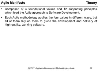Agile Software Engineering Methodologies | PPT
