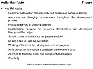 Agile Software Engineering Methodologies | PPT