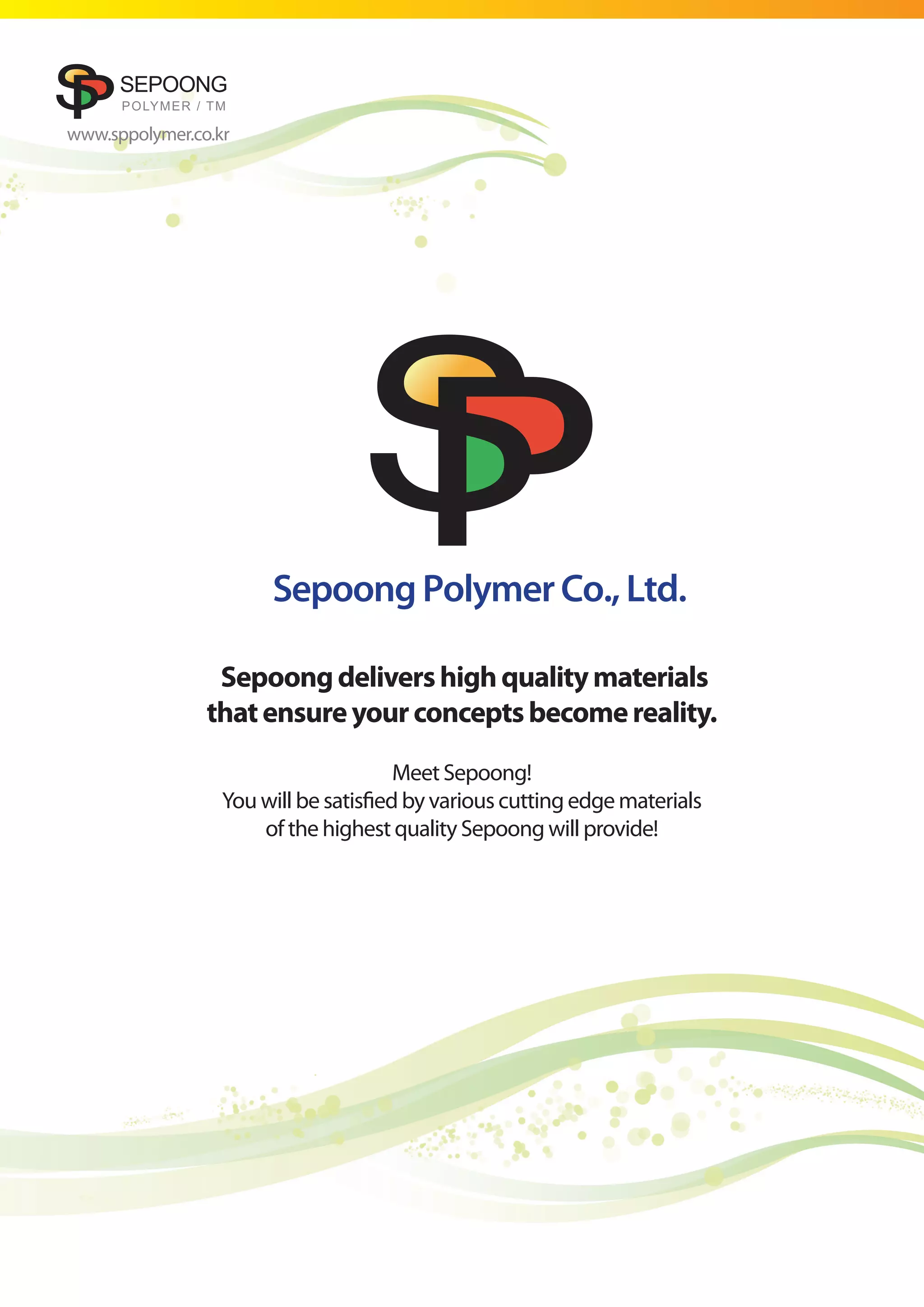 Sepoong polymer catalog PDF