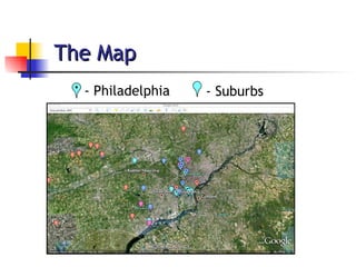 The Map - Philadelphia - Suburbs 