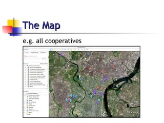 The Map e.g. all cooperatives 