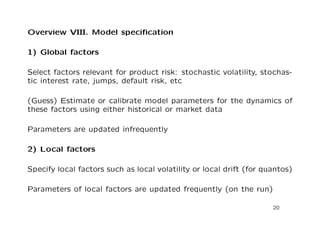 Stochastic Local Volatility Models: Theory and Implementation | PDF