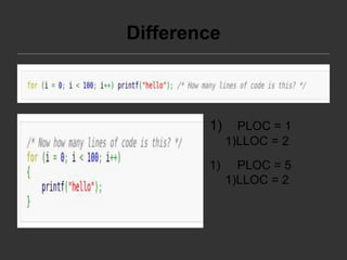 Line of Code (LOC) Matric and Function Point Matric | PPTX