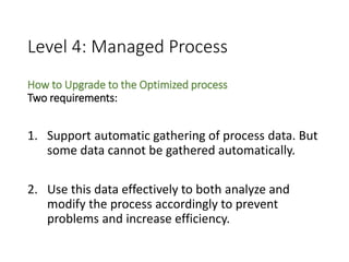 Characterizing the Software Process:  A Maturity Framework