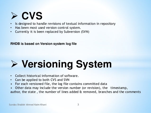 RHDB Release History Database Model