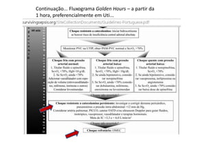 Continuação... Fluxograma Golden Hours – a partir da
1 hora, preferencialmente em Uti...
 