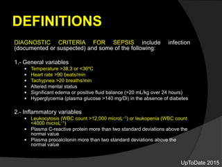 Sepsis Classification Sepsis, SIRS & Septic Shock | PPTX