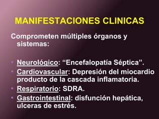 Concepto del espectro de la respuesta Inmune en Sepsis